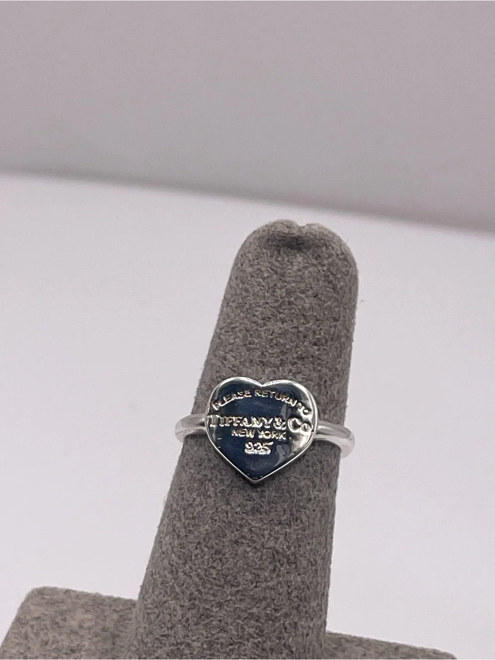 Tiffany & Co. Sterling Silver Heart Ring